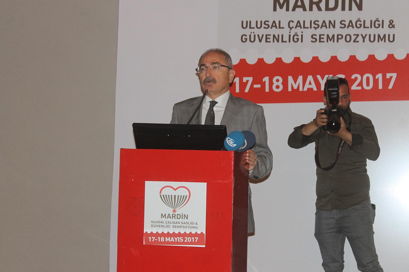 Mardin'de "Ulusal Çalışan Sağlığı ve Güvenlik Sempozyumu"  